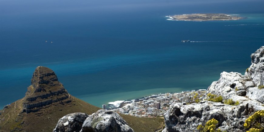Utsikt till Robben Island