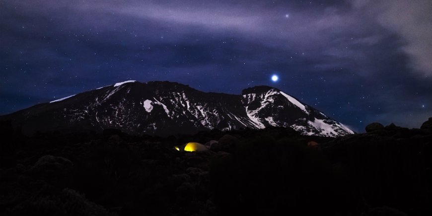 natt på Kilimanjaro
